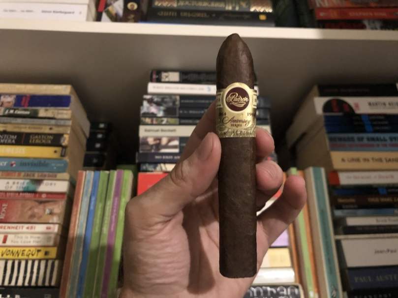 Chris Khatschadourian smoking a Padron 1964 Anniversary Series Belicoso Maduro