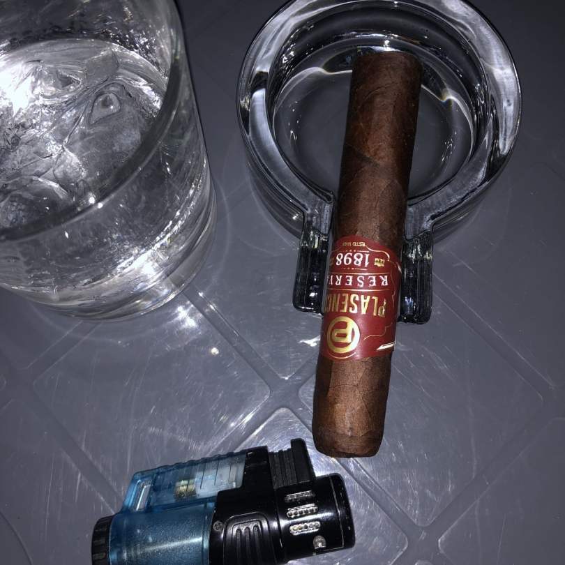 A cigar paired with vodka