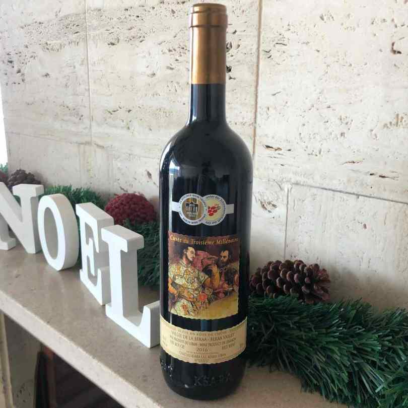 Chateau Ksara's Cuvée du Troisième Millénaire is a good wine in a good-looking bottle.