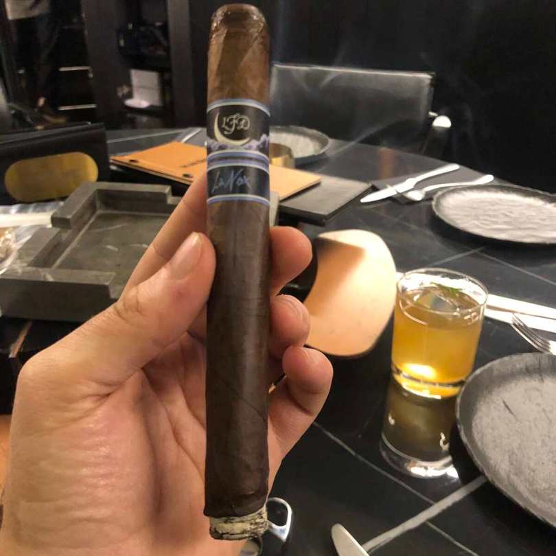 LFD La Nox Cigar at Cask & Barrel private room.