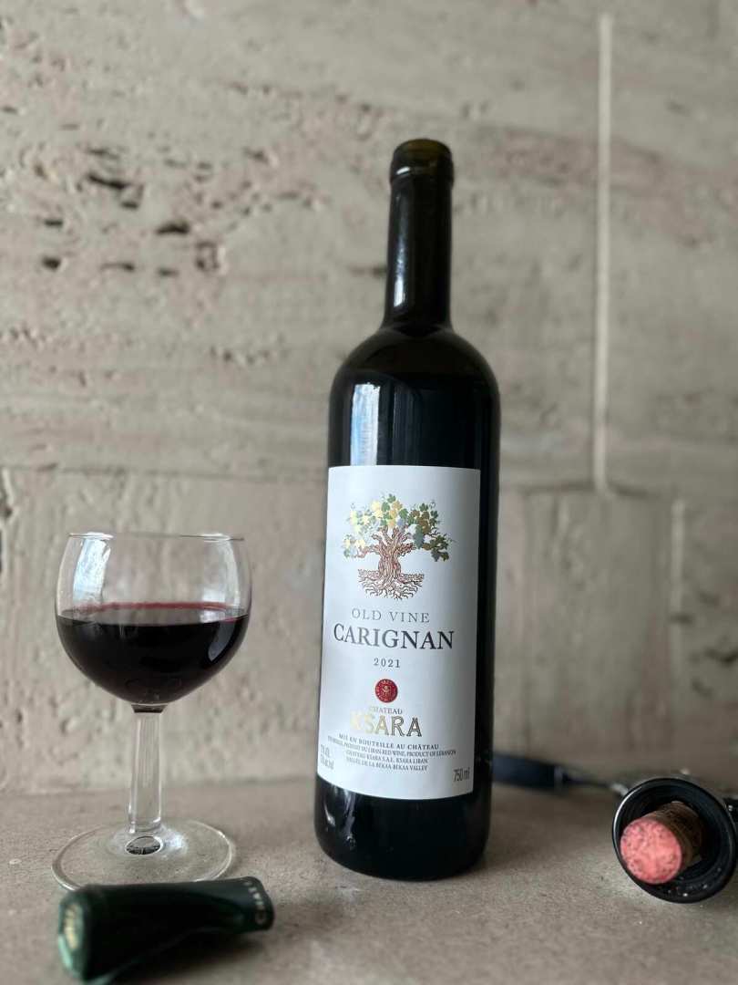 Reviewing Chateau Ksara's Old Vine Carignan Wine, vintage 2021.