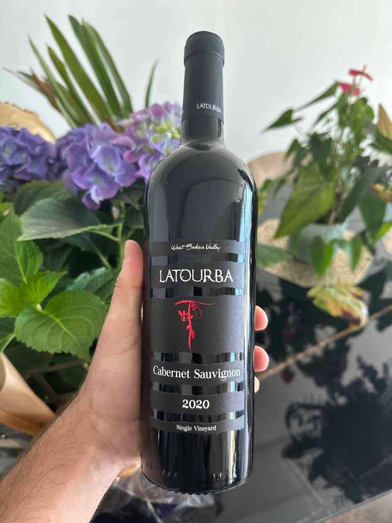 Review of the wine from Lebanon called Latourba Cabernet Sauvignon, vintage 2020.