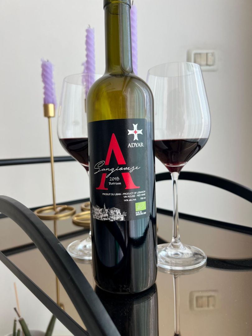 Review of the wine from Lebanon called Adyar Sangiovese